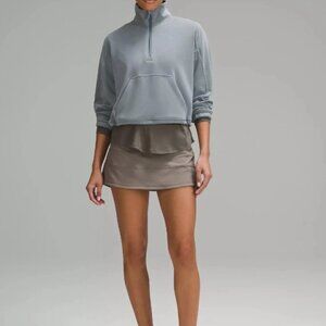 Lululemon Brushed Softstreme Half Zip in Belgian Blue